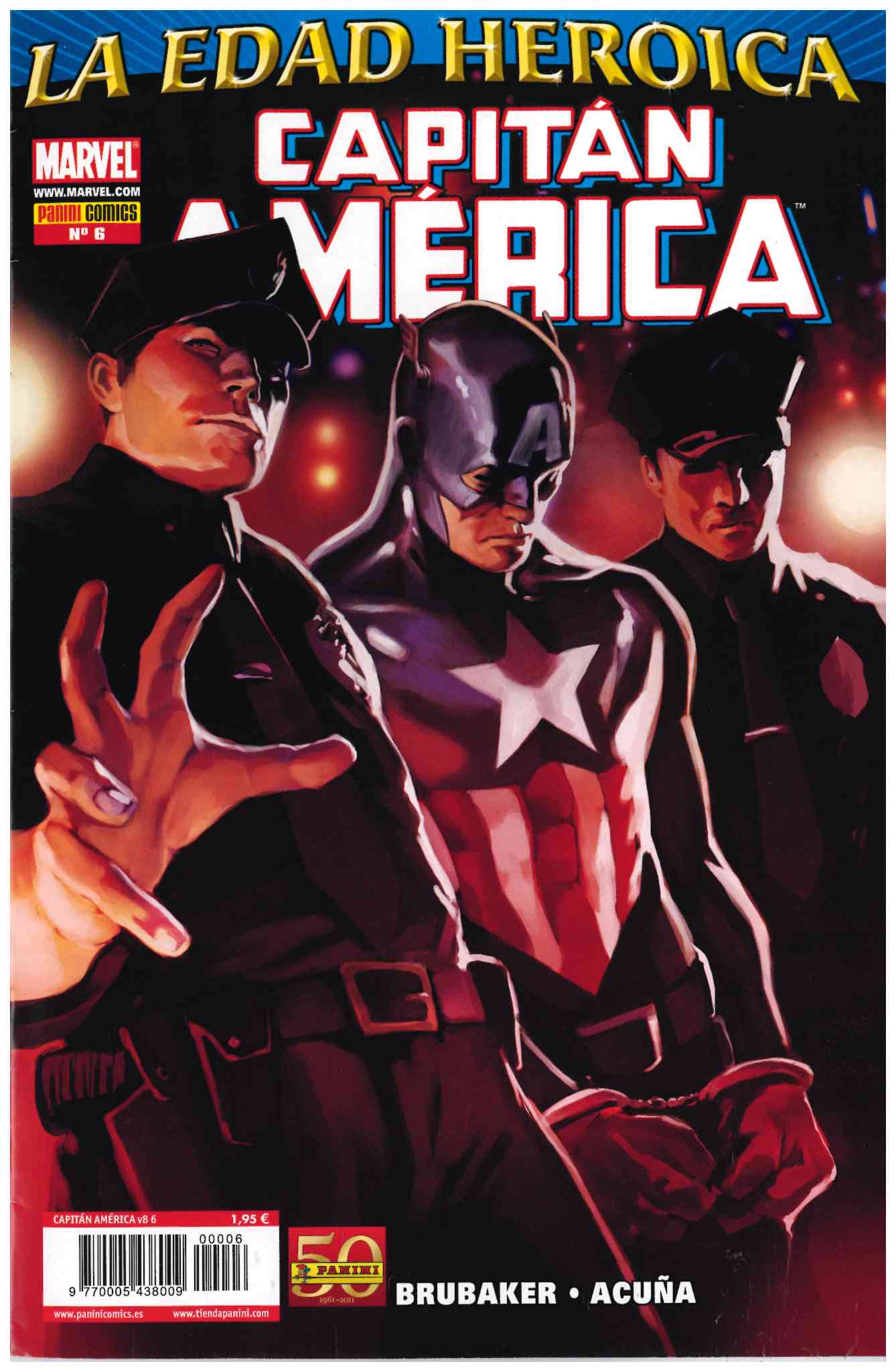 Capitán América v8. Panini 2011. Nº 6