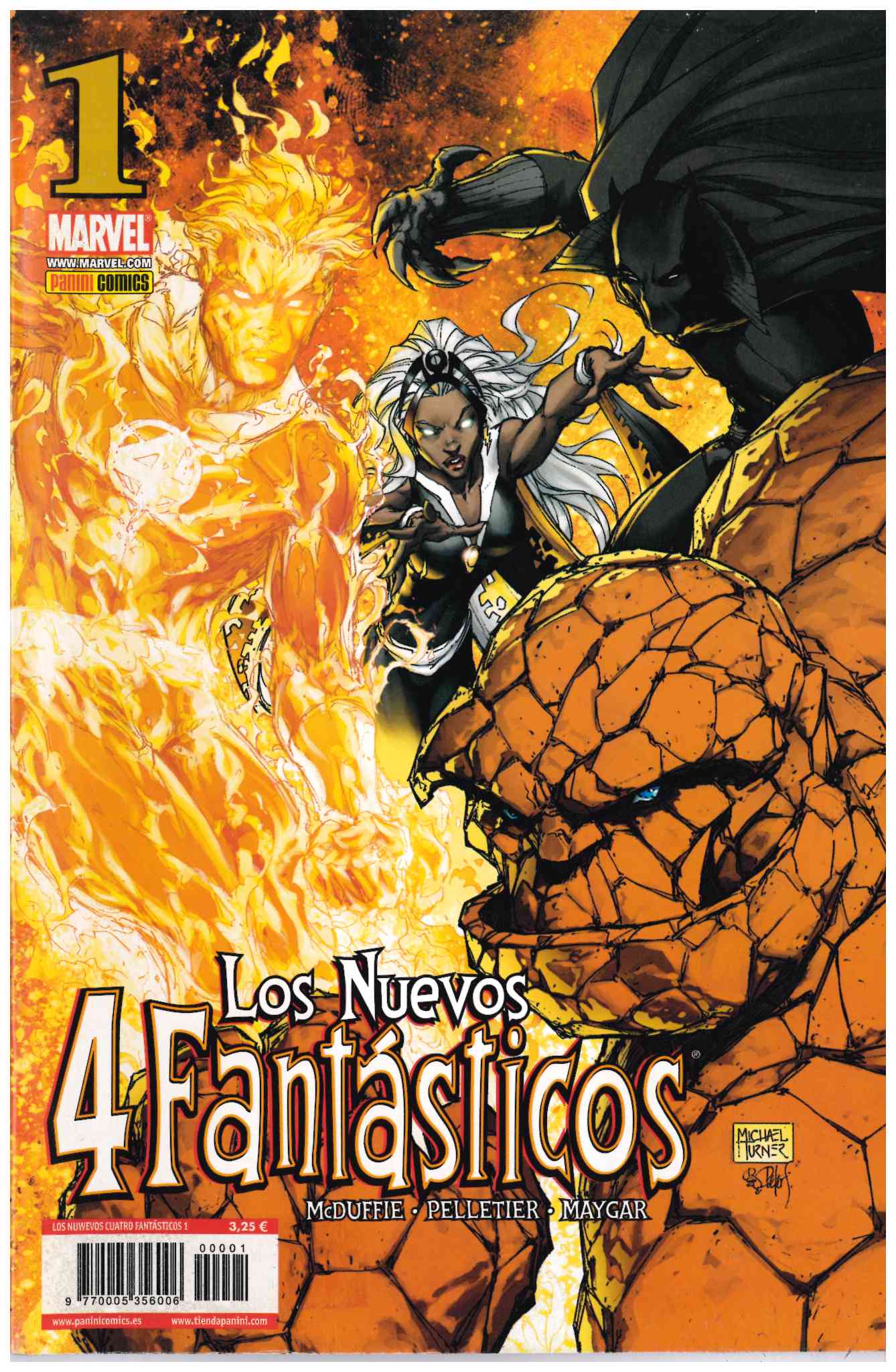 Los Nuevos 4 Fantásticos v7. Panini 2008. Nº 1
