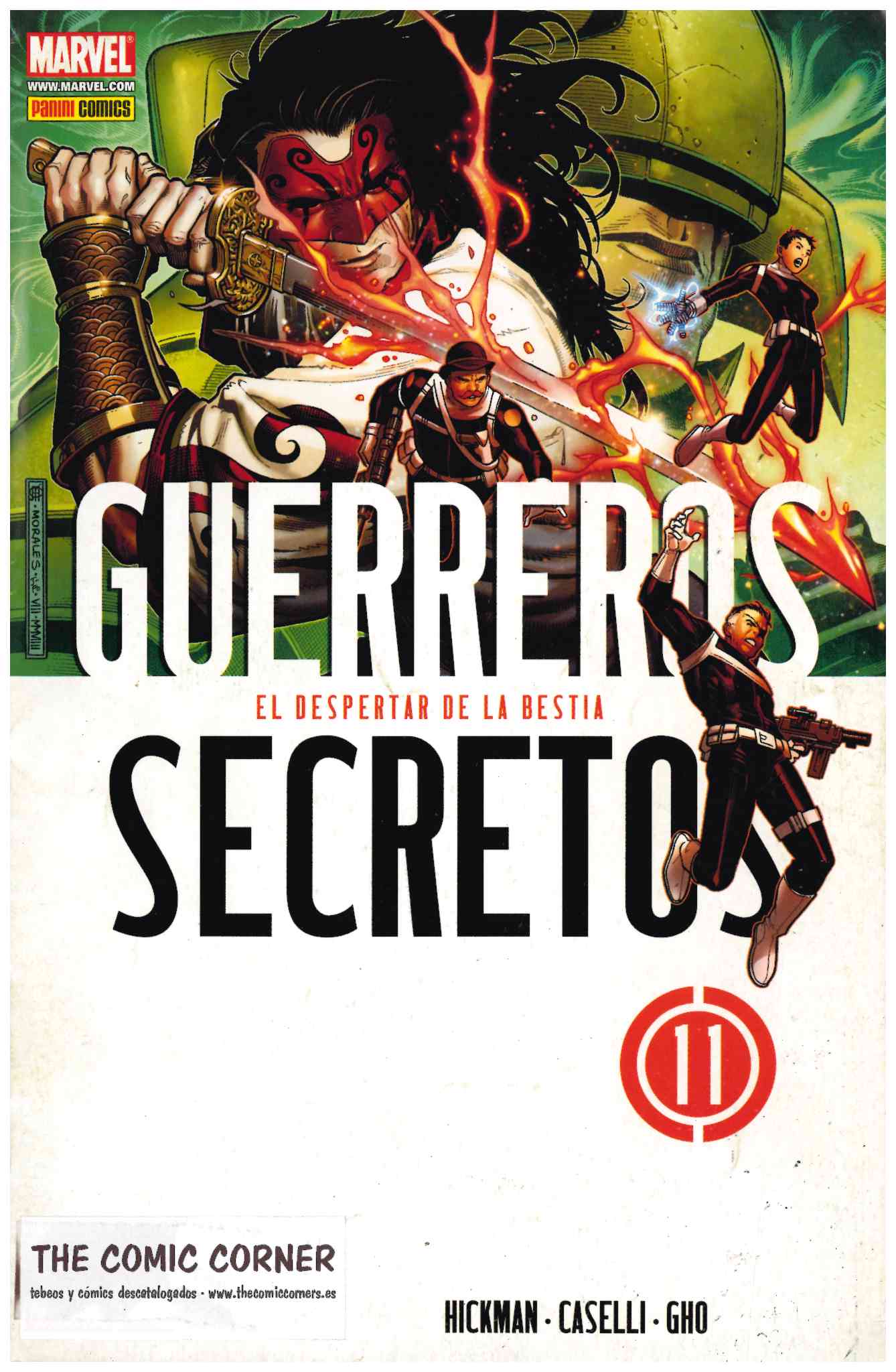 Guerreros Secretos. Panini 2009. Nº 11