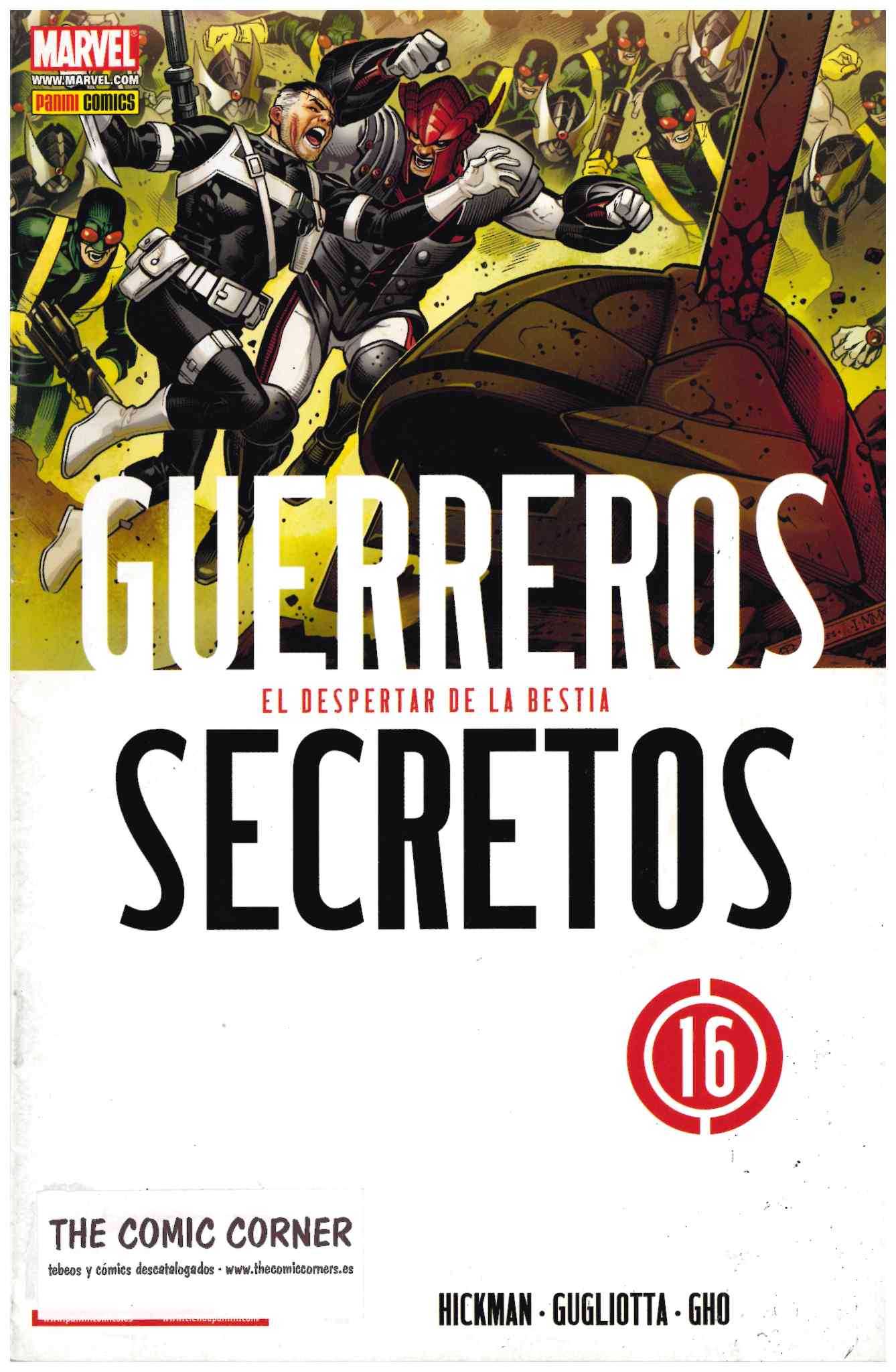 Guerreros Secretos. Panini 2009. Nº 16