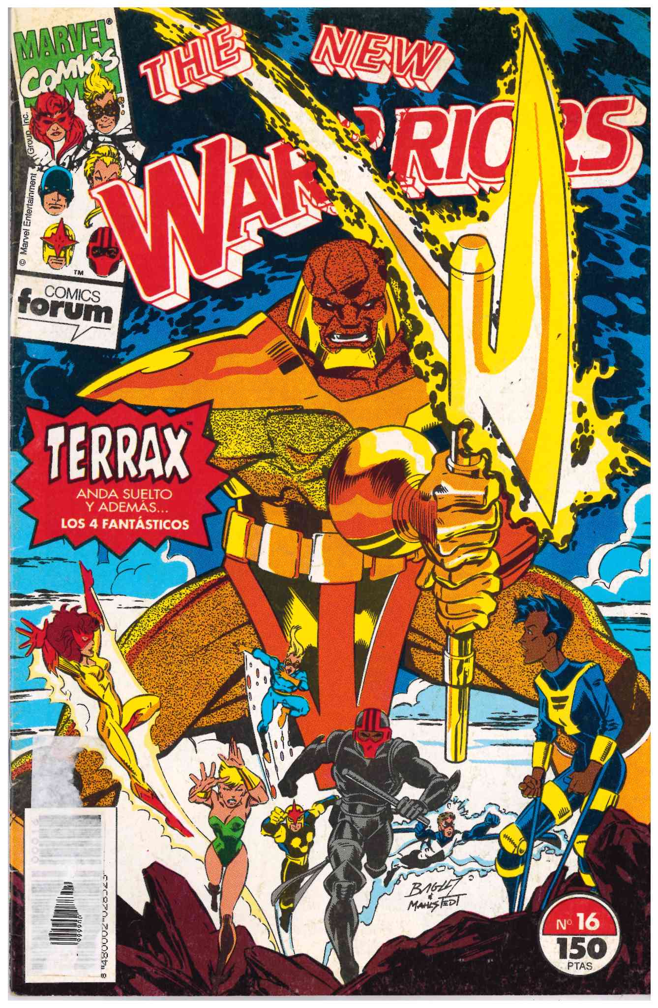 The New Warriors. Forum 1991. Nº 16