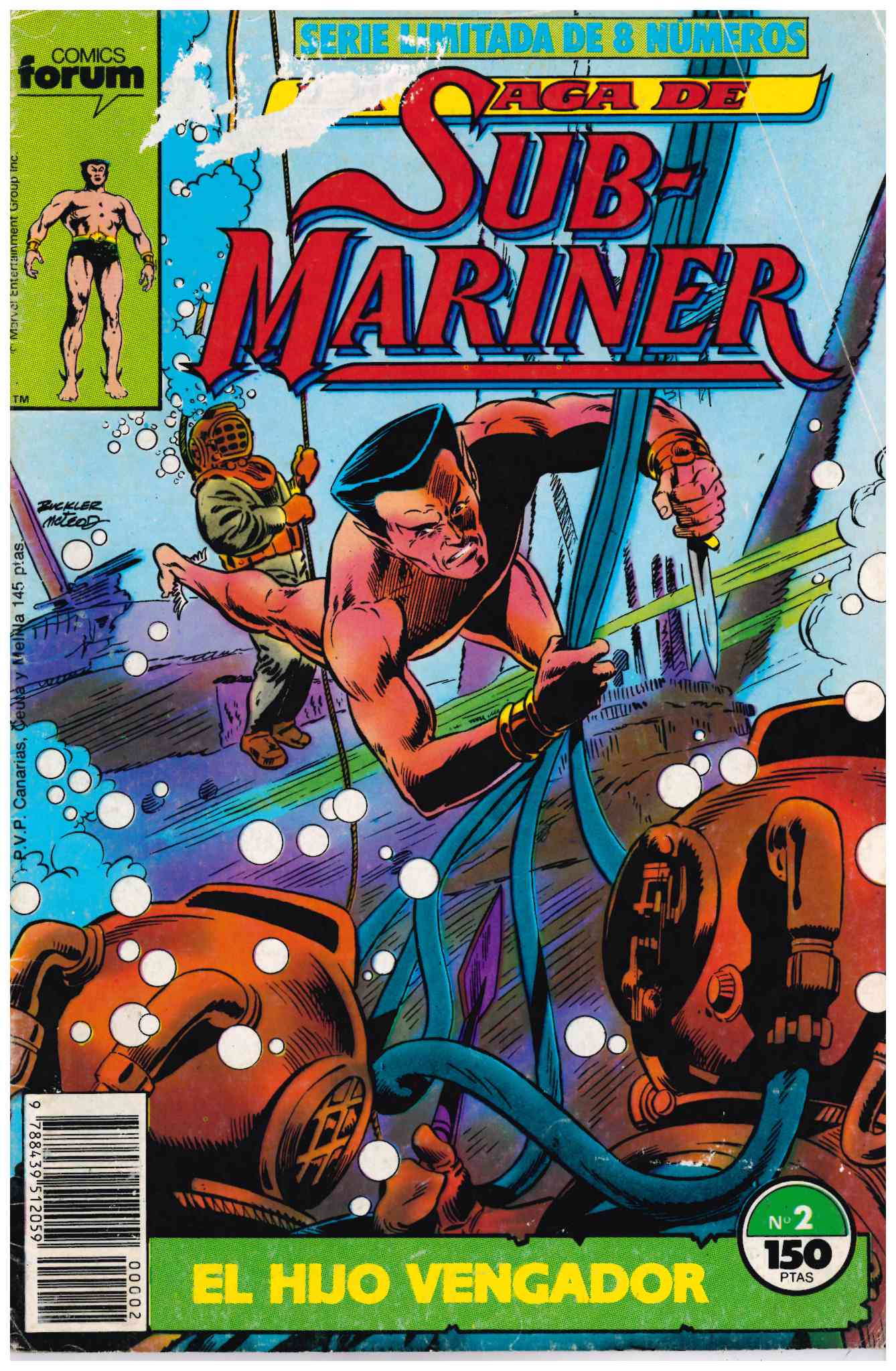 La Saga de Sub-Mariner (Namor). Forum 1989. Nº 2
