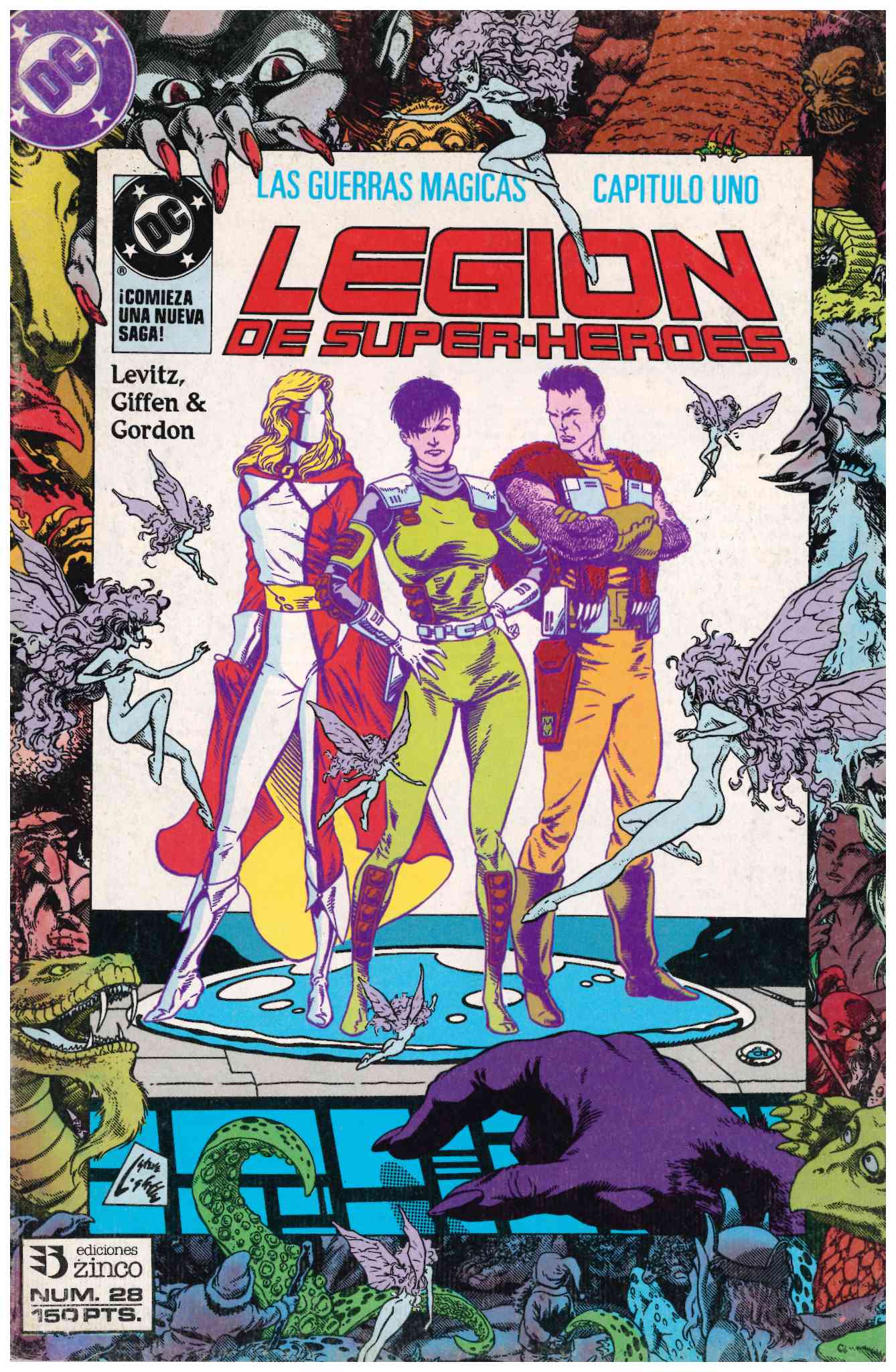 Legión de Super-Heroes. Zinco 1987. Nº 28