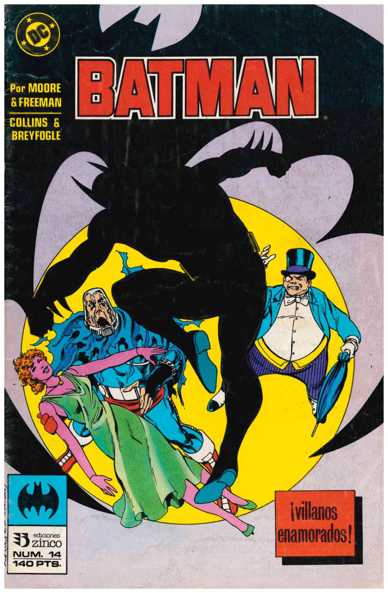 Batman v2. Zinco 1987. Nº 14