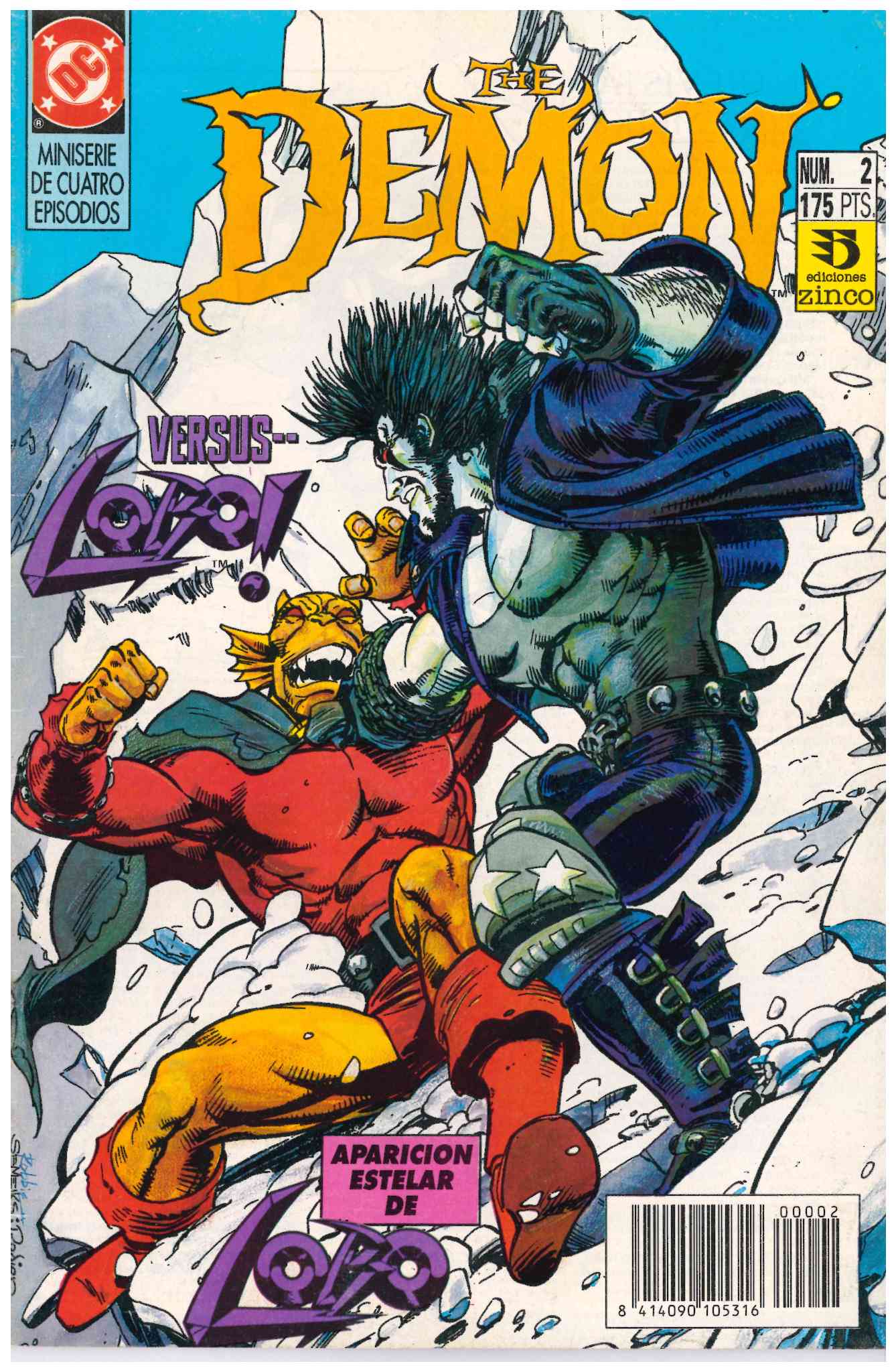The Demon vs Lobo. Zinco 1992. Nº 2