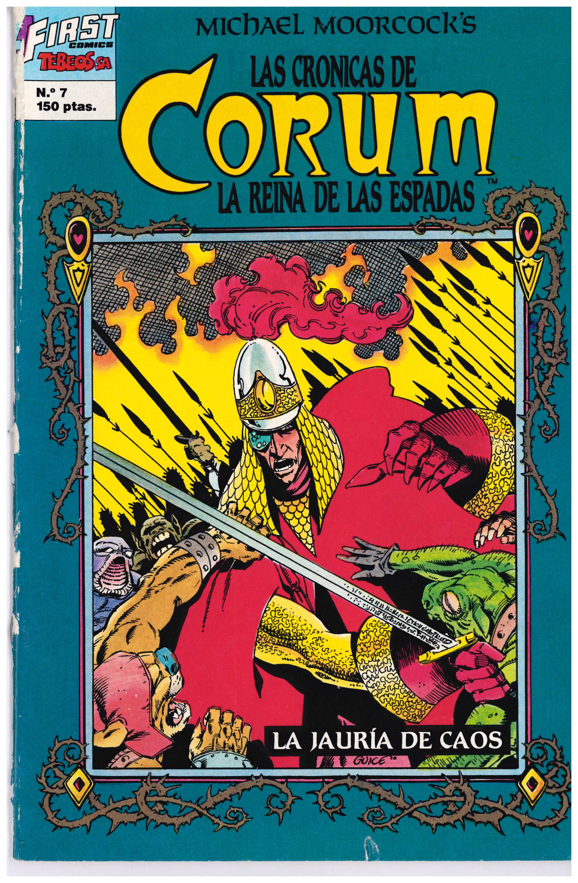 Las Crónicas de Corum. Ediciones B 1988. Nº 7