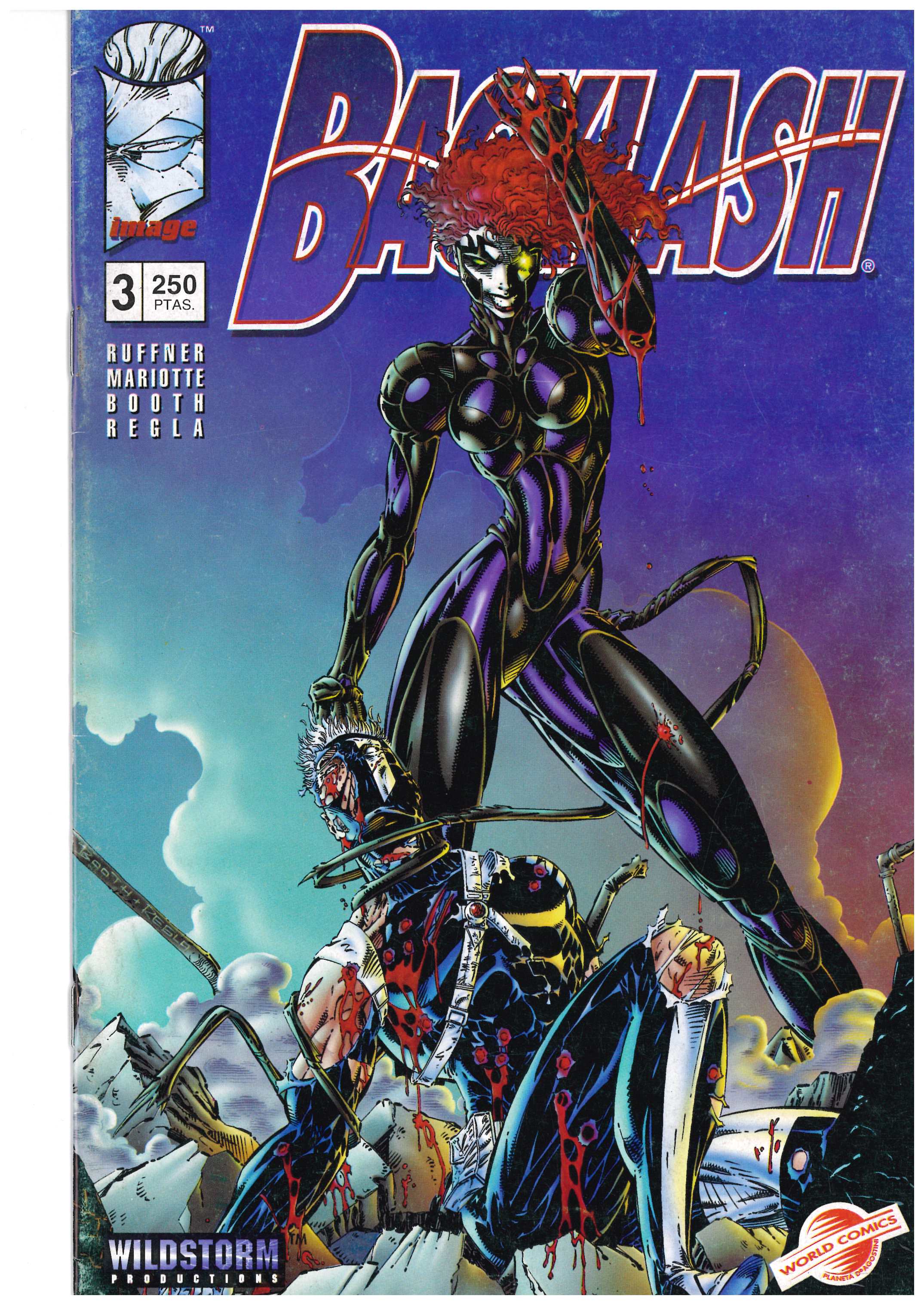 Backlash. World Comics 1995. Nº 3