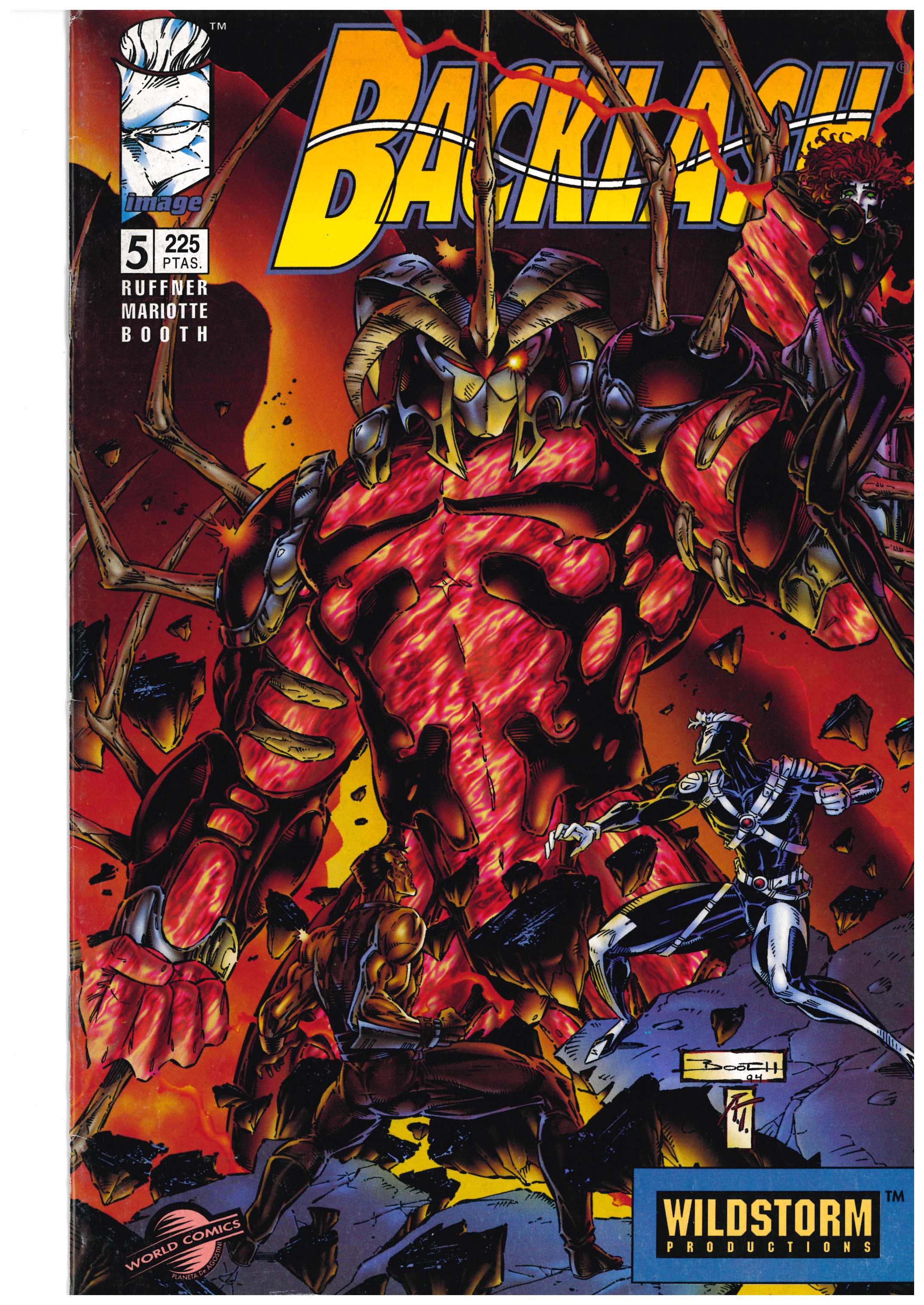 Backlash. World Comics 1995. Nº 5