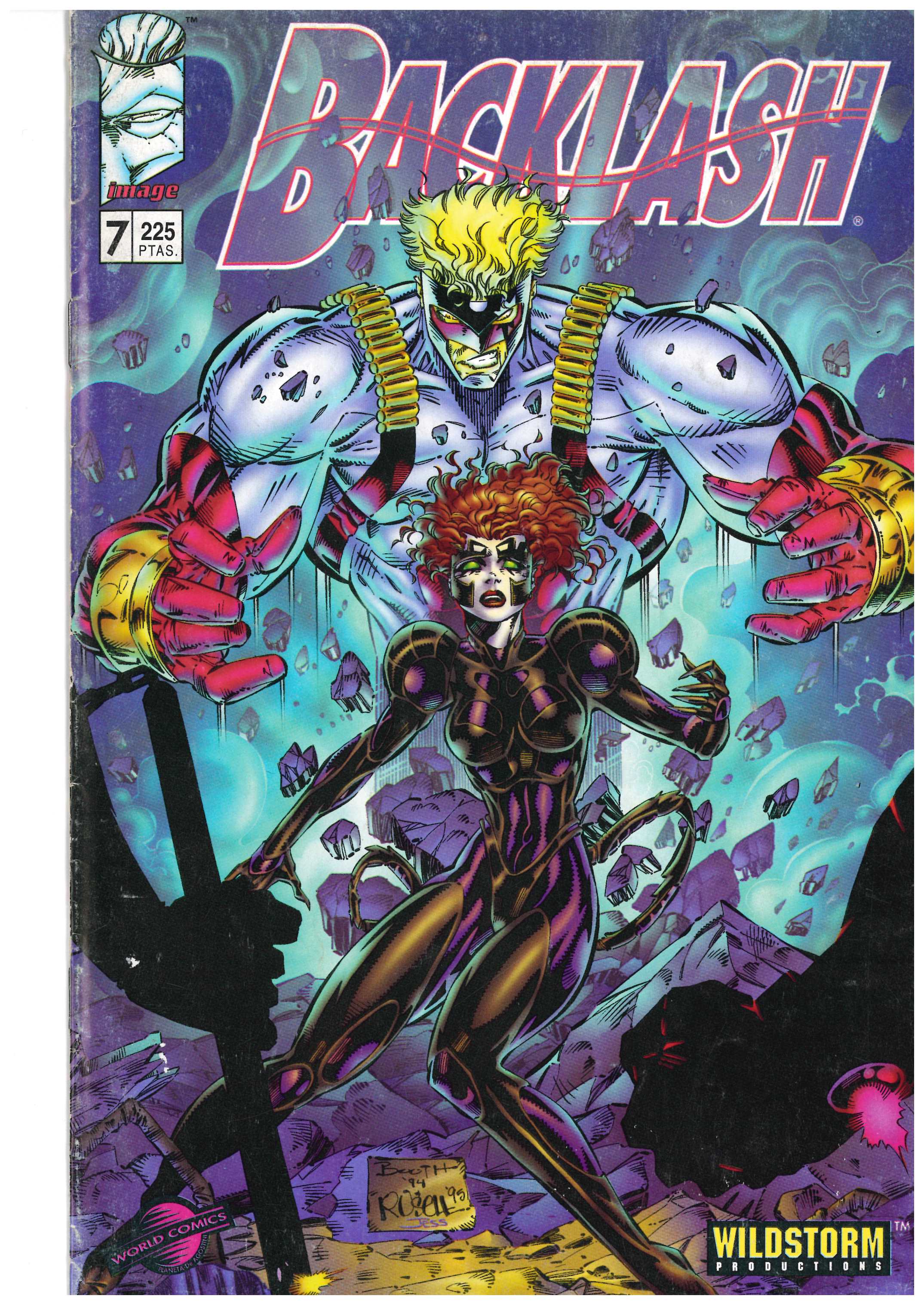 Backlash. World Comics 1995. Nº 7