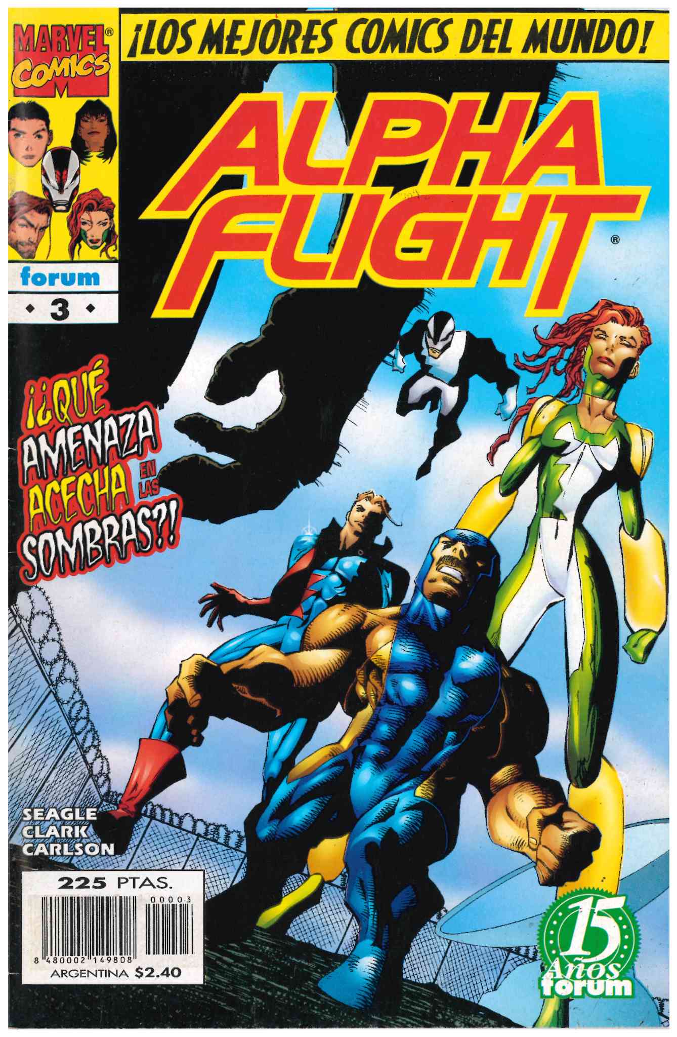 Alpha Flight v2. Forum 1998. Nº 3