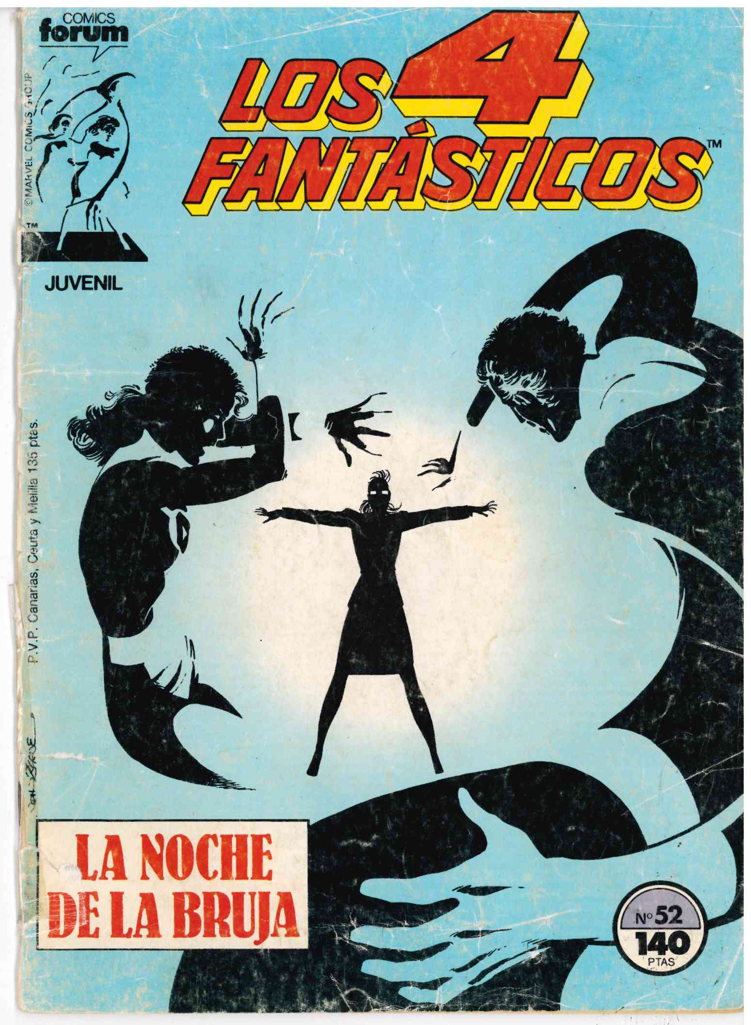 Los 4 Fantásticos. Forum 1983. Nº 52