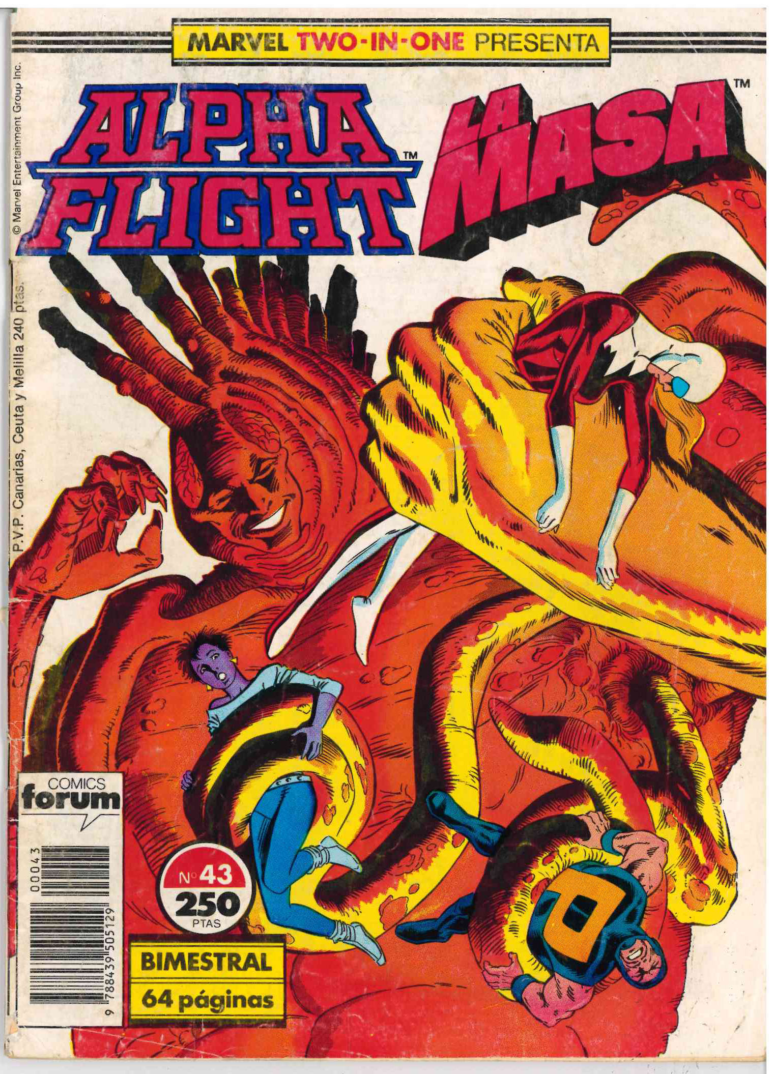 Alpha Flight. Forum 1985. Nº 43