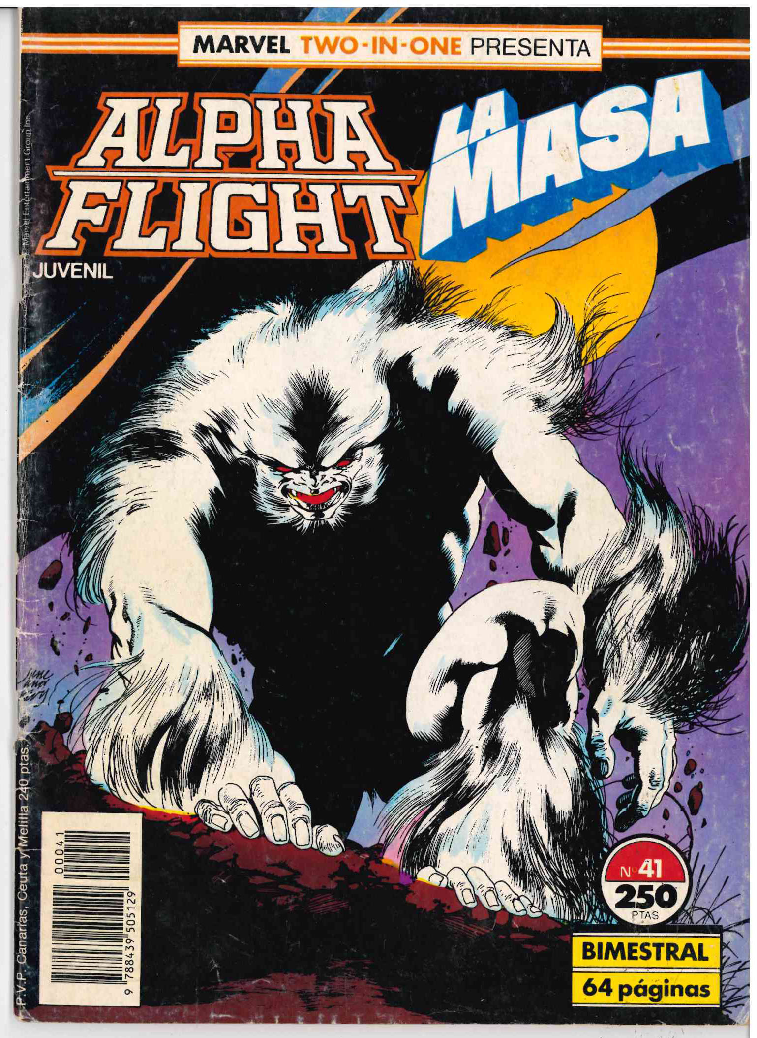 Alpha Flight. Forum 1985. Nº 41