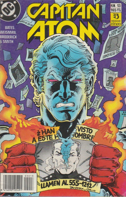 Capitán Atom. Zinco 1989. Nº 13