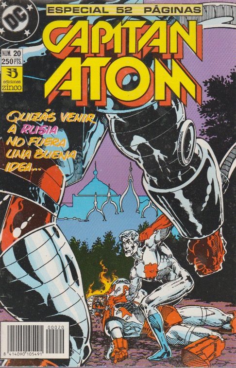 Capitán Atom. Zinco 1989. Nº 20 (Último de la colección)