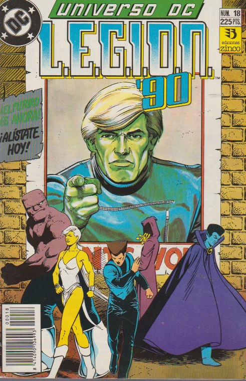 Universo DC. Zinco 1989. Nº 18. Legion '90