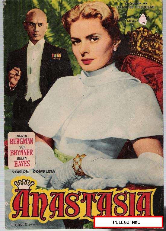 Anastasia. Grandes Películas. Fher 1959