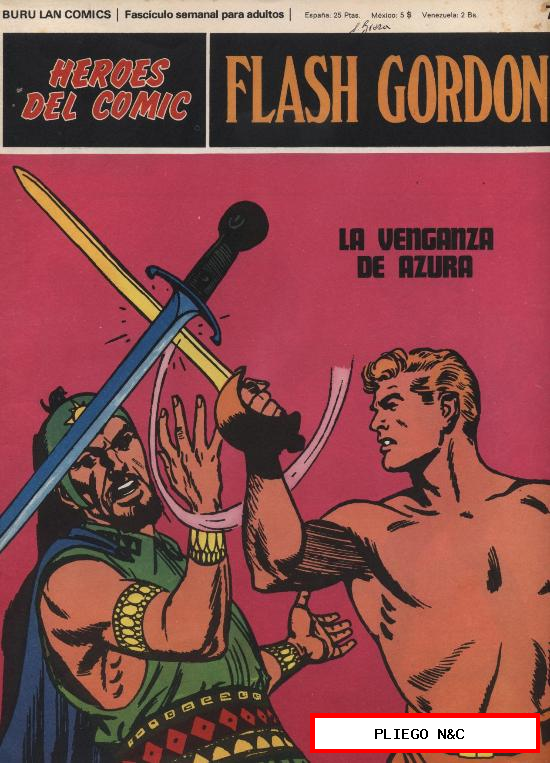 Flash Gordon. Héroes del Comic. Buru Lan nº 76