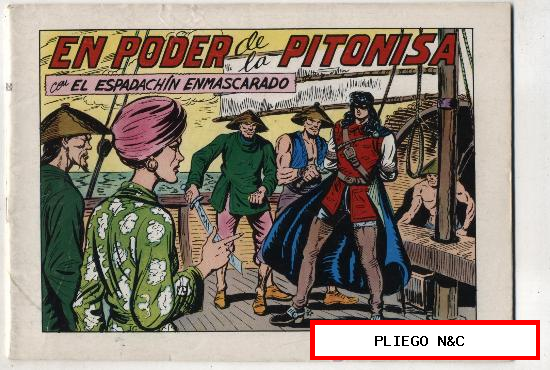 El Espadachín Enmascarado nº 66. Valenciana 1981. Tomo con tres números de la colección