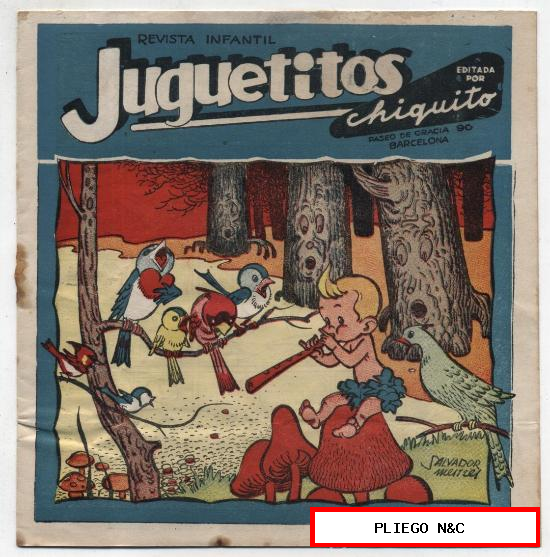 Juguetitos nº 3. Editado por Chiquitito 1955
