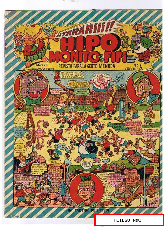 Hipo, Monito y Fifí nº 1. Marco 1953