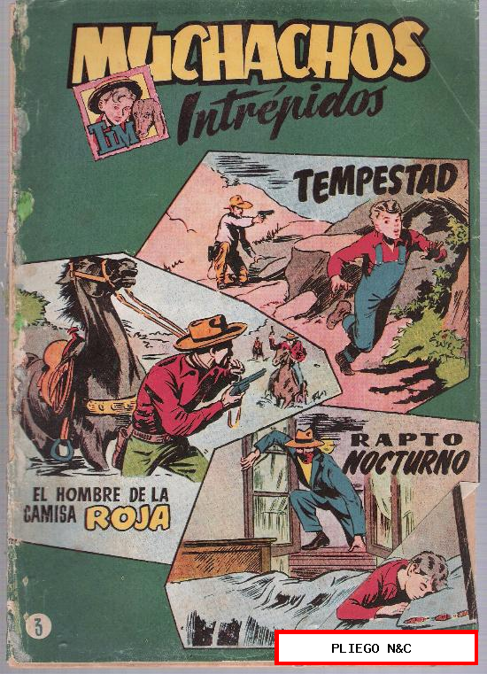Muchachos Intrépidos nº 3. Hispano Americana 1957