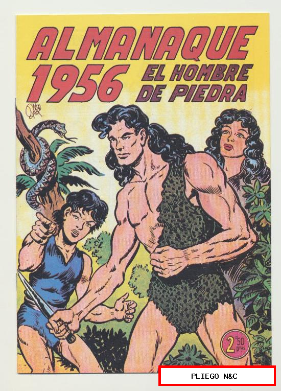el hombre de piedra. Almanaque 1956 (25x18)
