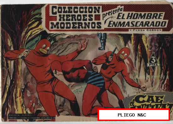 El Hombre Enmascarado nº 20. Serie El Hombre Enmascarado y Flash Gordon. Dolar 1958