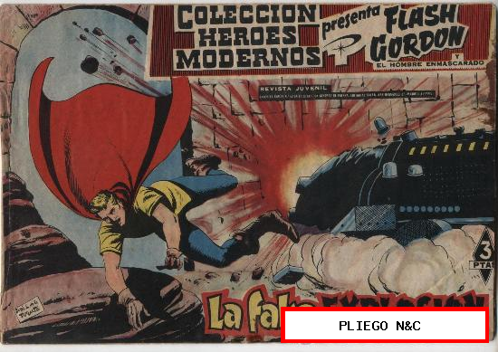 Flash Gordon nº 48. Serie Flash Gordon y El Hombre Enmascarado. Dolar 1958
