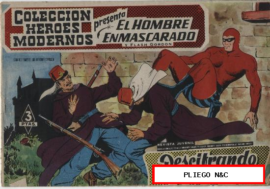 El Hombre Enmascarado nº 29. Serie El Hombre Enmascarado y Flash Gordon. Dolar 1958