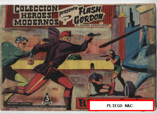 Flash Gordon nº 023. Serie Flash Gordon y el Hombre Enmascarado. Dolar 1958