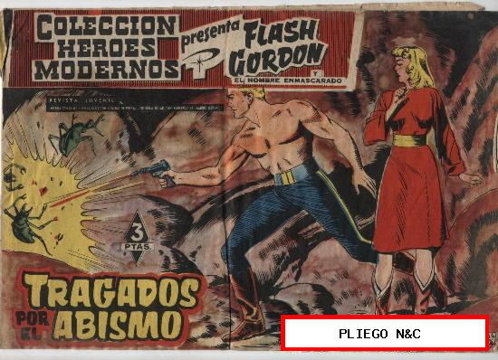 Flash Gordon nº 019. Serie Flash Gordon y el Hombre Enmascarado. Dolar 1958