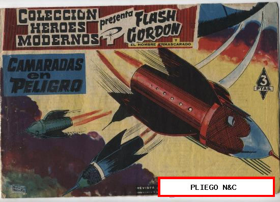 Flash Gordon nº 016. Serie Flash Gordon y el Hombre Enmascarado. Dolar 1958