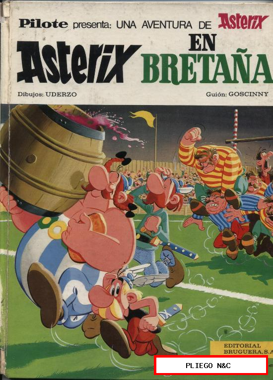 Asterix en Bretaña. Bruguera 1970