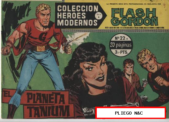 Flash Gordon Serie B. nº 22. Dolar