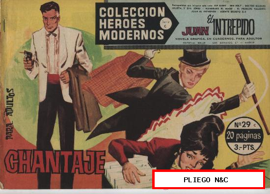 Héroes Modernos Serie C nº 29. Juan el Intrépido. Dolar