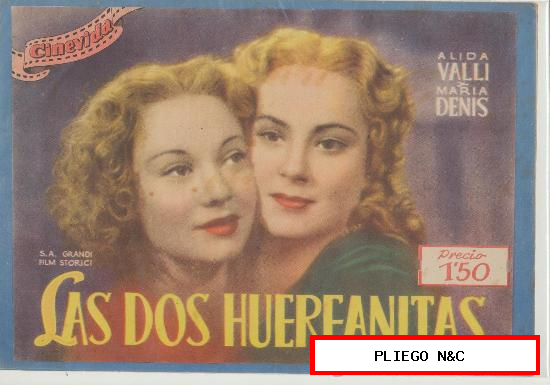 Cinevida. Las dos huerfanitas. Editorial Hispano Americana