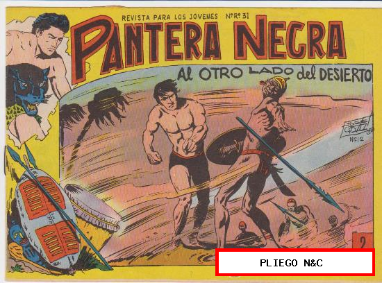 Pantera Negra nº 12. (2 ptas.)