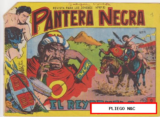 Pantera Negra nº 9. (2 ptas.)