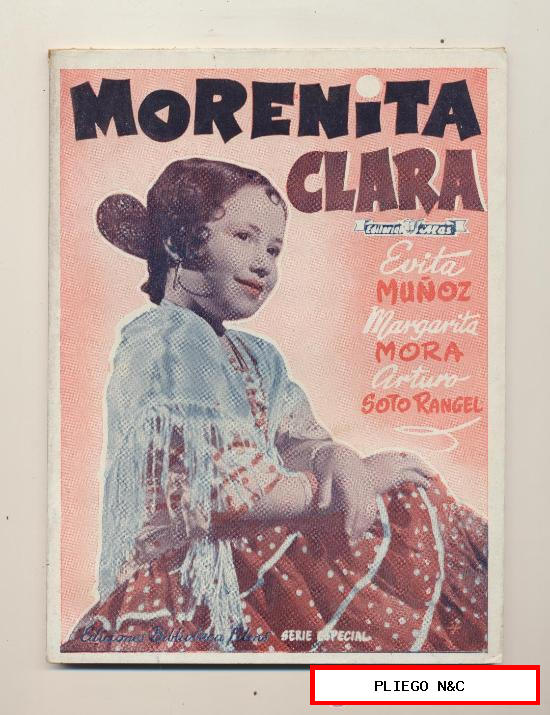 Morenita Clara. Biblioteca Films. Edit. Alas. (72 pp. con fotos de la película)