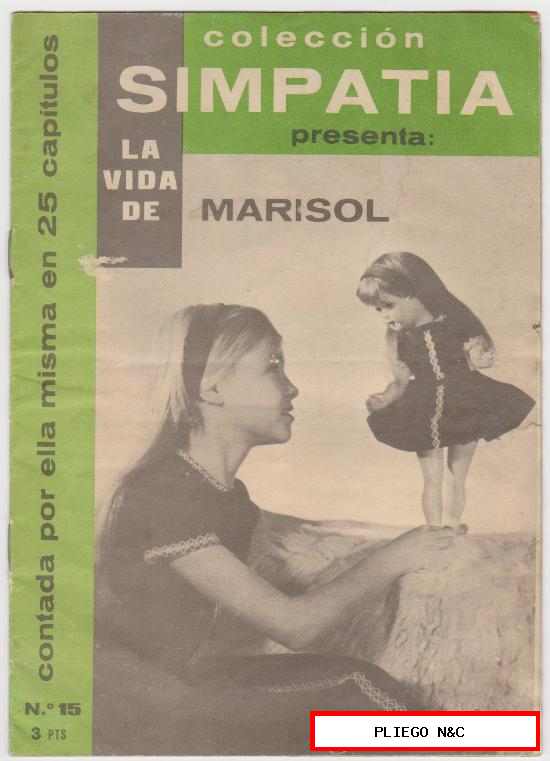 Colección Simpatía nº 15. La Vida de Marisol