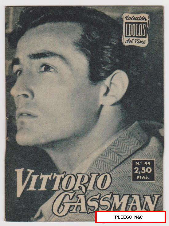 Ídolos del Cine nº 44. Vittorio Gasman