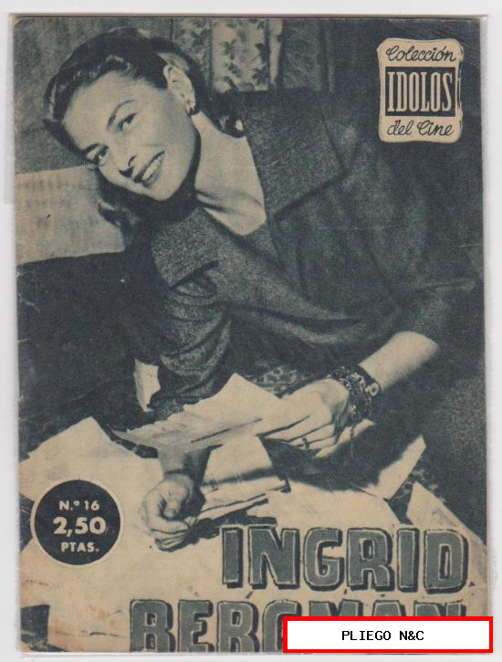 Ídolos del Cine nº 16. Ingrid Bergman
