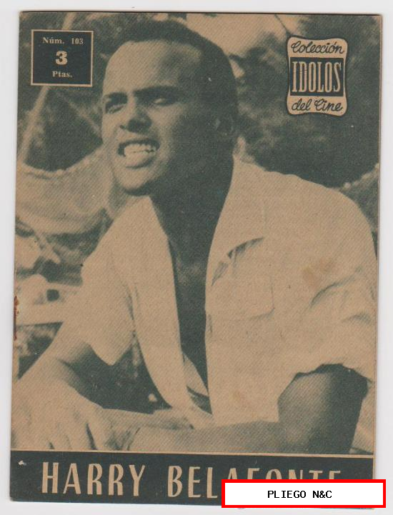 Ídolos del Cine nº 103. Harry Belafonte