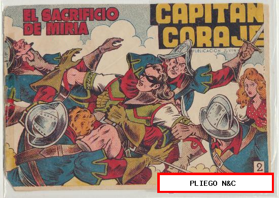 El Capitán Coraje nº 28. Toray 1958