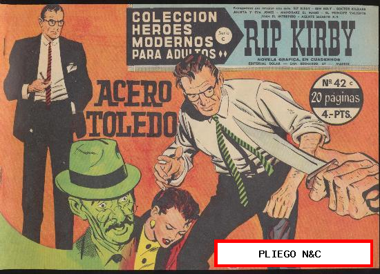 Héroes Modernos. Serie C nº 42. Rip Kirby