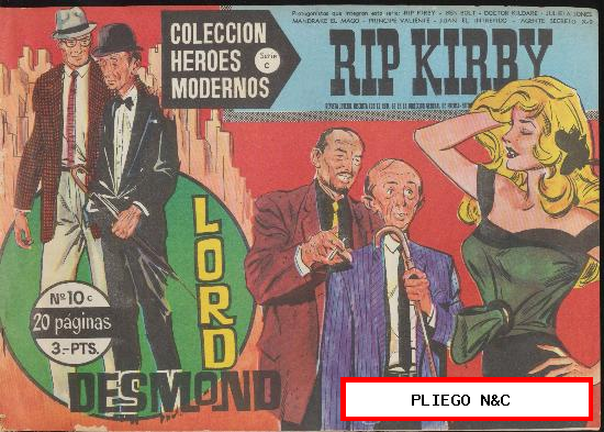 Héroes Modernos. Serie C nº 10. Rip Kirby