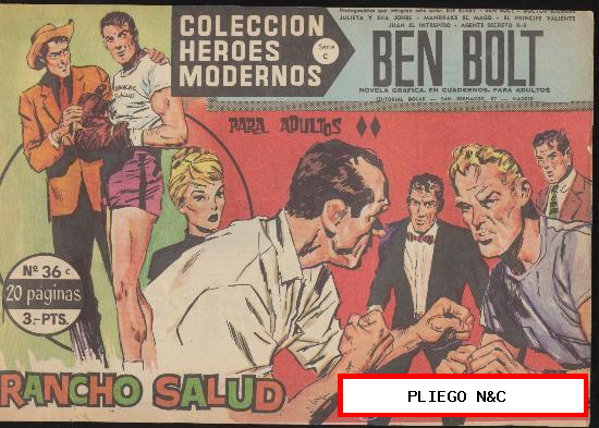 Héroes Modernos. Serie C nº 36. Ben Bolt