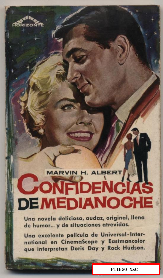 Horizonte nº 1. Confidencias de Medianoche. Plaza & Janés 1960