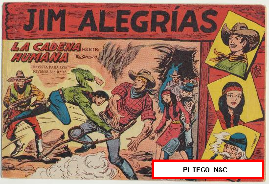 Jim Alegrías nº 8. Editorial maga 1960